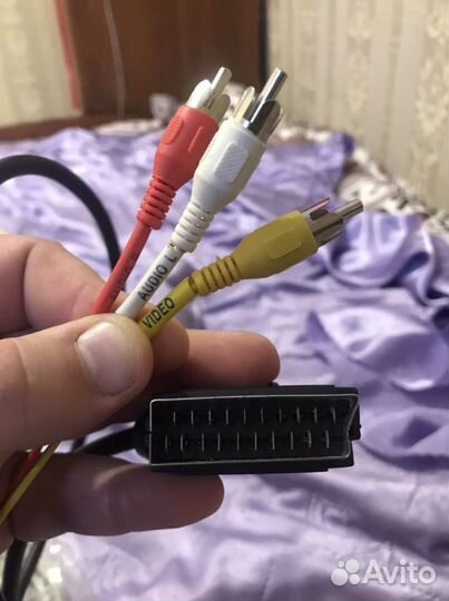 Кабель штекер - 3 штекера RCA 1,2 м