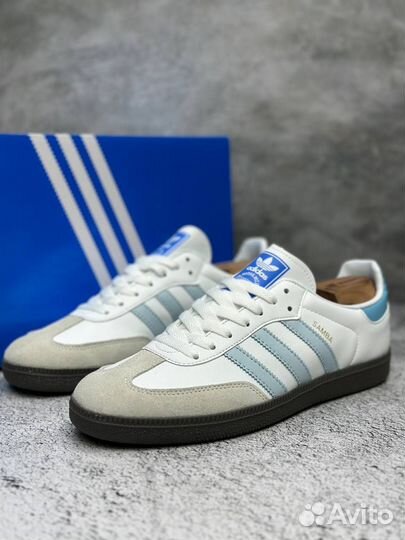 Кроссовки adidas samba белые 37-41