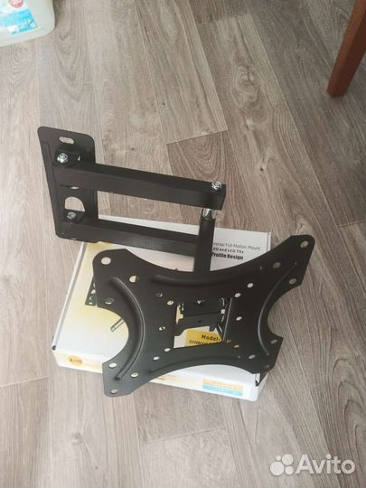 Кронштейн для телевизора наклонно поворотный новый