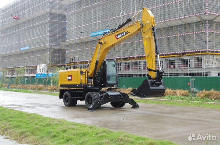 Колёсный экскаватор Sany SY215W, 2023