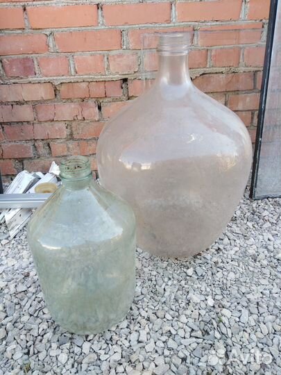 Стеклянная бутыль 50 литров