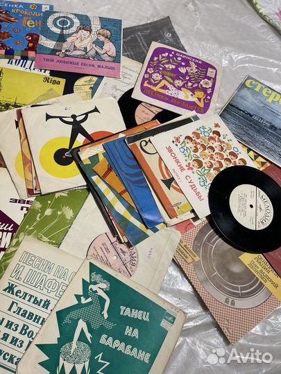 Пластинки виниловые и гибкие СССР