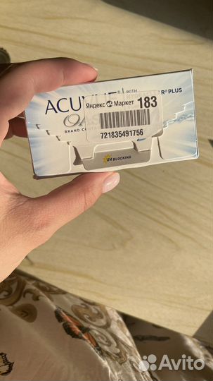 Контактные линзы acuvue oasys