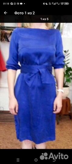 Платье шёлковое