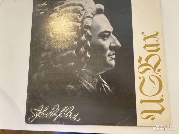 Пластинка И.С.Бах