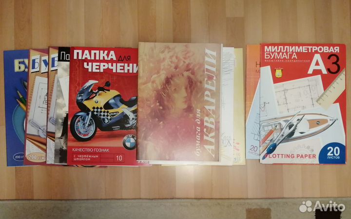 Бумага А3 разная (10Х20лист) в портфеле Er.Krause