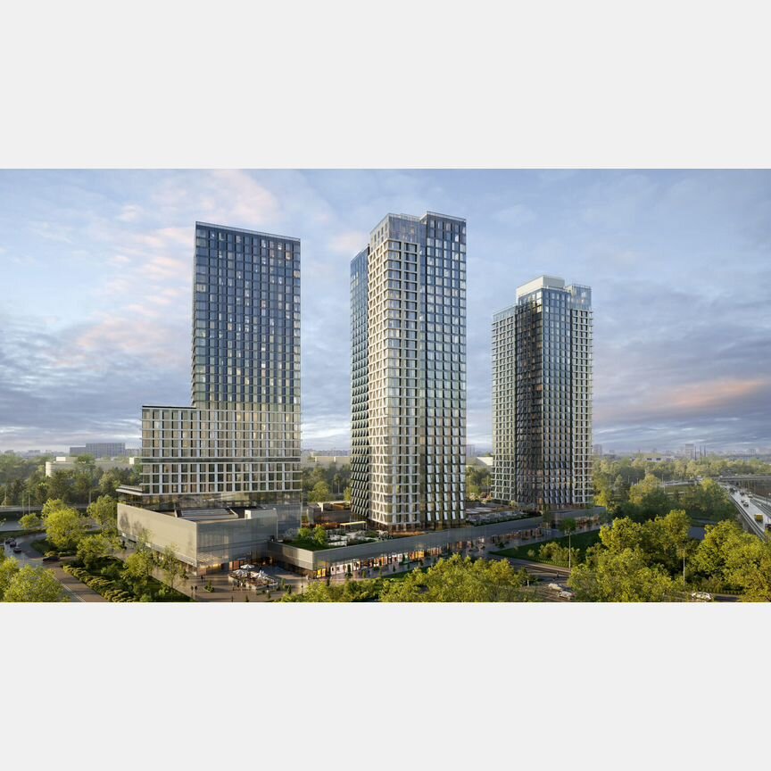 2-к. апартаменты, 62,1 м², 24/35 эт.