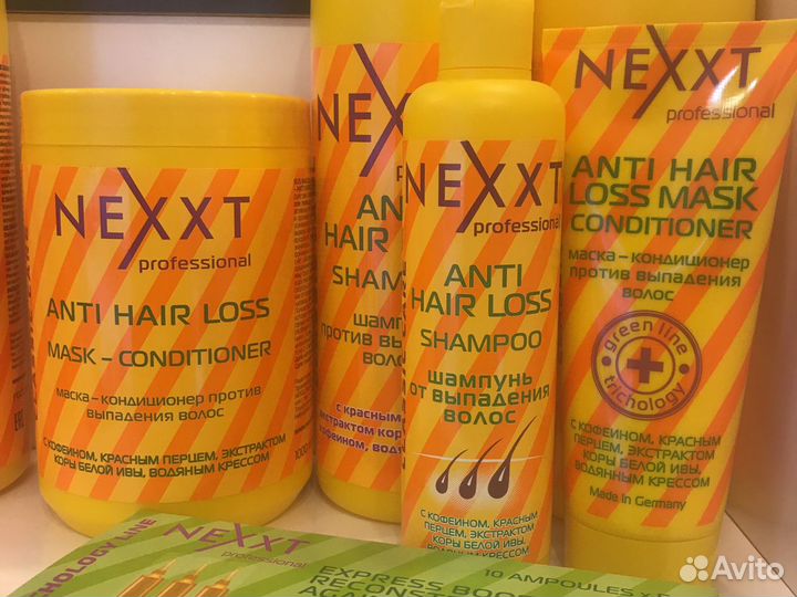 Шампунь, маска, лосьон от выпадения волос nexxt