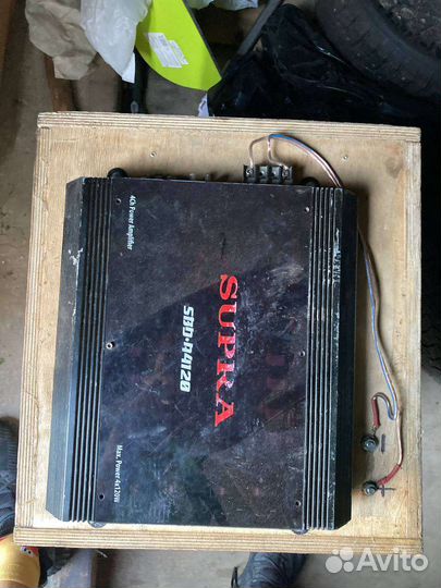 Сабвуфер и усилитель