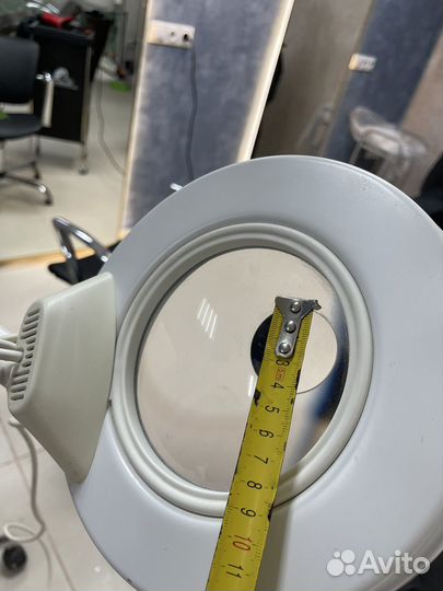 Лампа лупа напольная