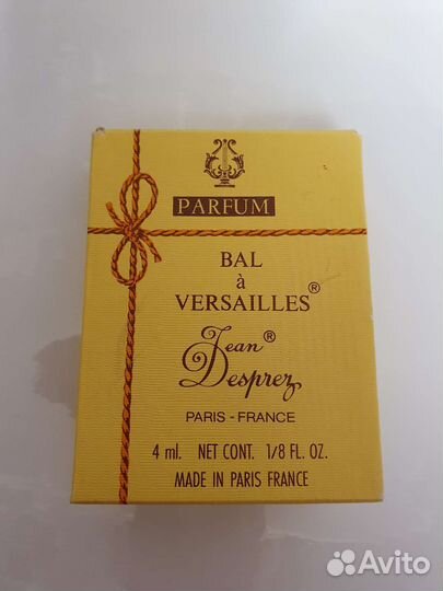 Духи jean desprez BAL A versilles