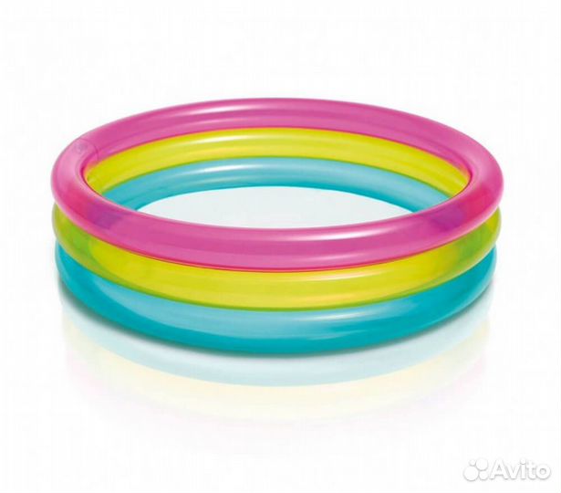 Детский бассейн Intex «Радуга» 86x25см 57104