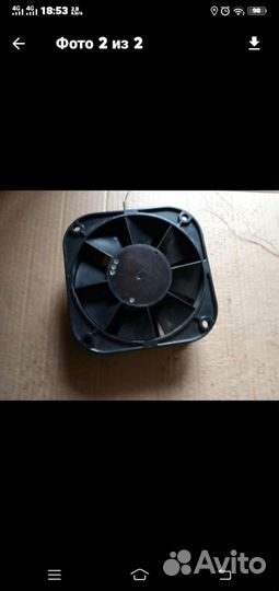 Вентелятор охлаждения для вытяжки