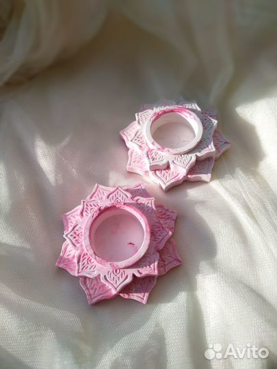 Подсвечник из гипса