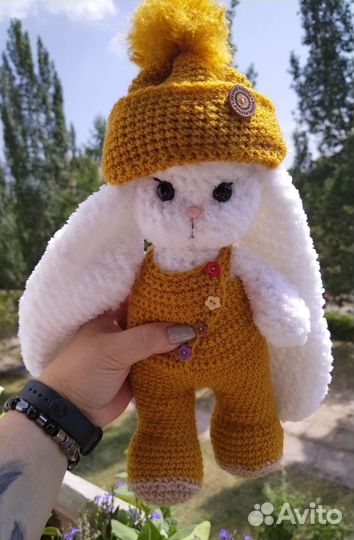 Мягкая игрушка заяц