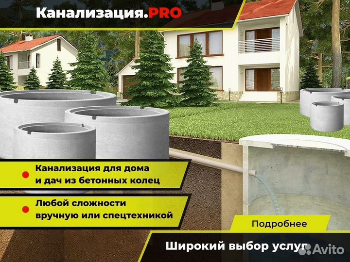 Канализация / Выгребная яма / Септик для дома