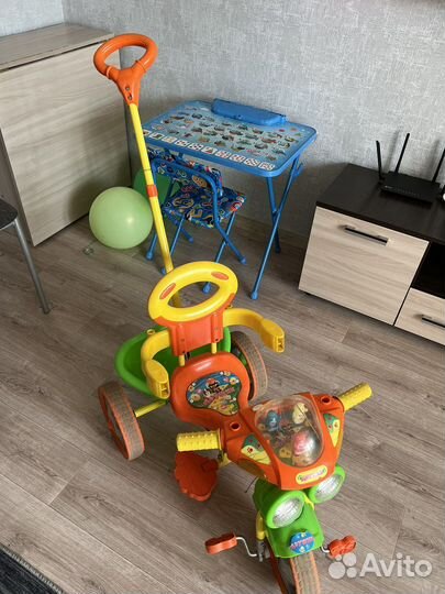 Детский велосипед с ручкой бу