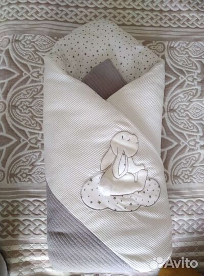 Конверт одеяло на выписку холодное лето,осень