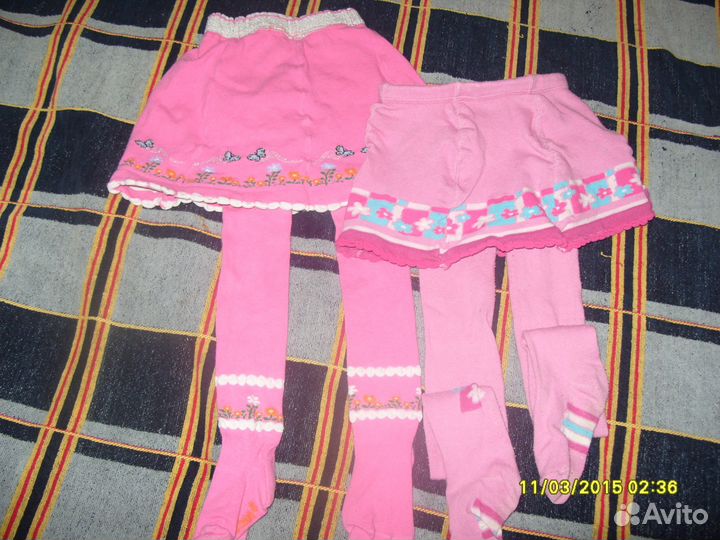 Колготки для девочки от года и больше