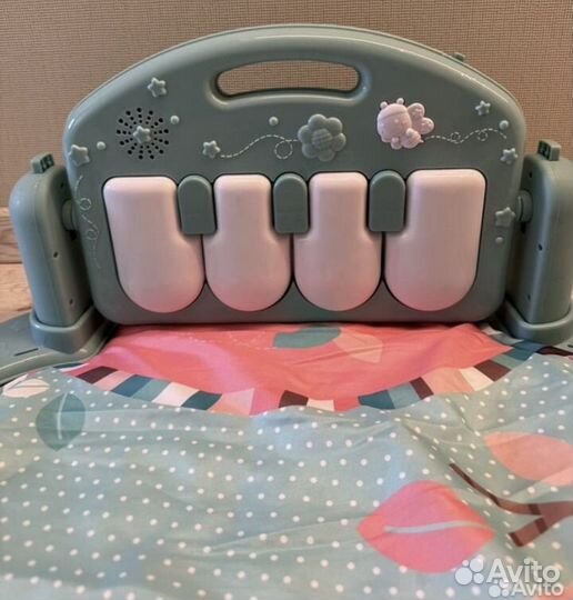 Развивающий коврик с пианино Babu Go