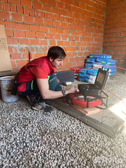 Гидродинамическая прочистка труб Устранить засор