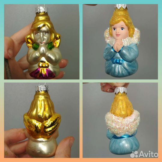 Реставрация елочных игрушек, керамических изделий