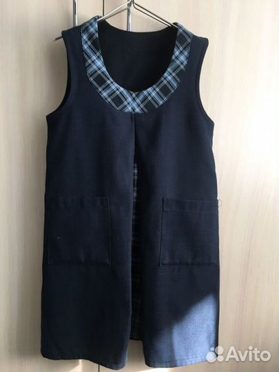 Школьная форма для девочки синяя