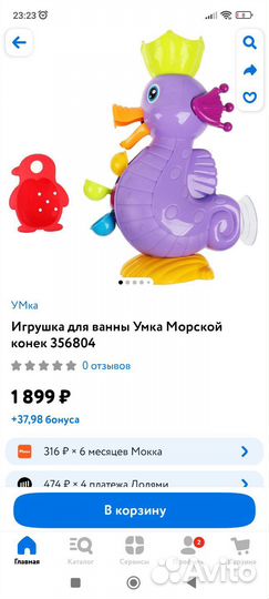 Водяная мельница морской конёк