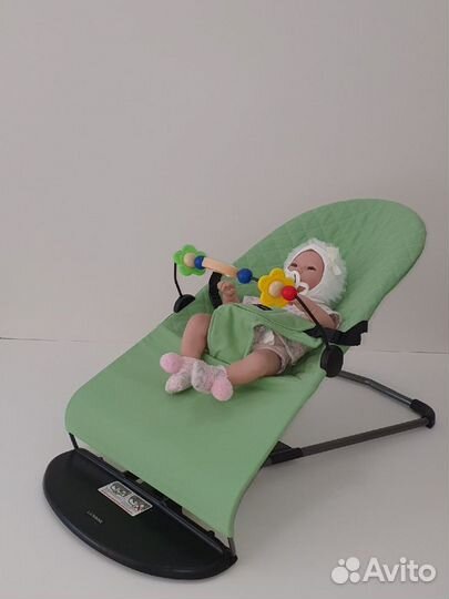 Шезлонг для новорожденных 0+ новый