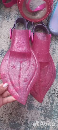 Маска и ласты для девочки