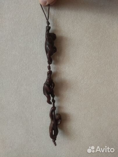 Подвеска три мудрых обезьяны