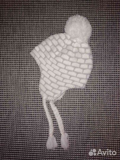 Шапка для девочки, 47-54 см (обхват головы)