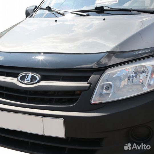 Дефлектор капота ваз-2190 voron glass mukh0325