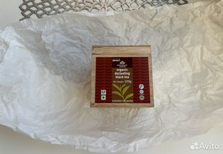 Деревянная коробка от чая