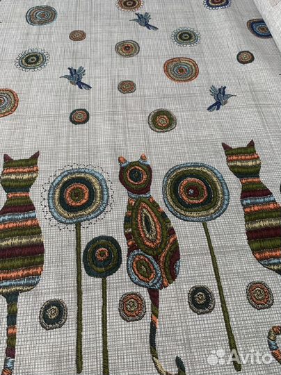 Ткань «рогожка» хлопок/ лён