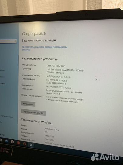 Игровой ноутбук asus Tuf Gaming