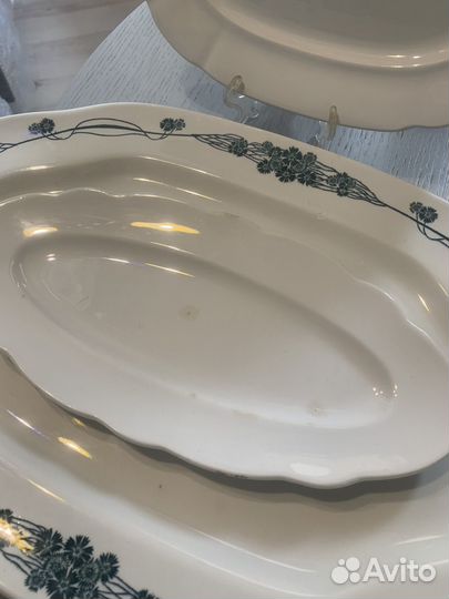 Блюдо Антикварные Дореволюционные Кузнецов