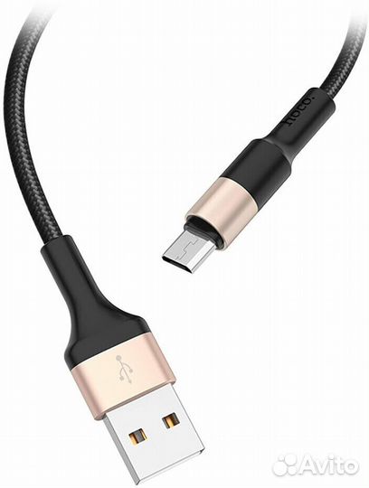 Кабель hoco X26 USB-Micro 2.1A 1m