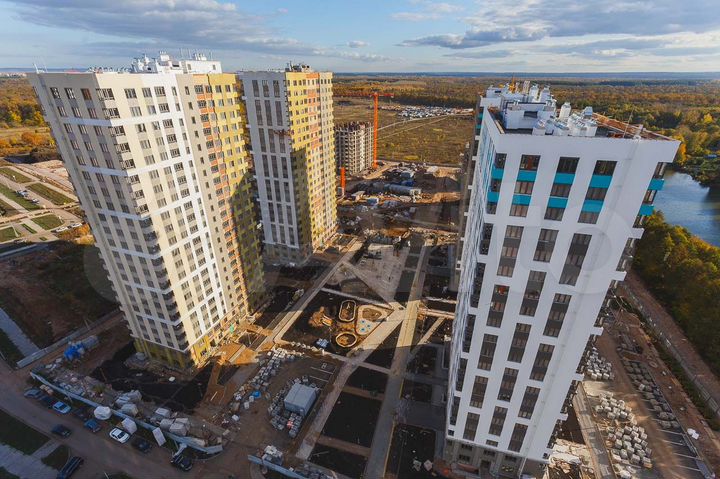 3-к. квартира, 55,7 м², 7/22 эт.