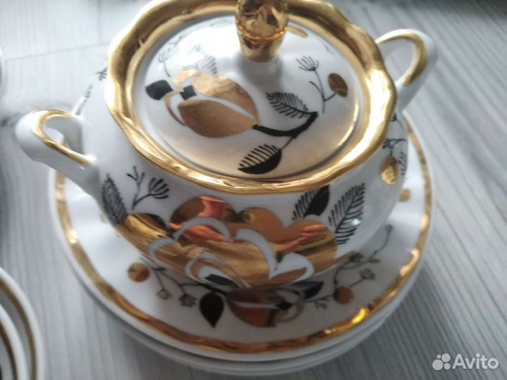 Чайный сервиз вербилки СССР