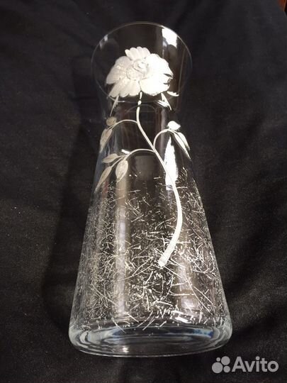 Ваза (Турция) из стекла с росписью