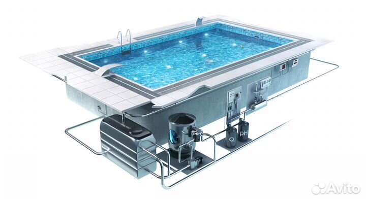 Обслуживание бассейнов