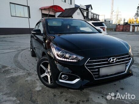 Бампер Хендай Солярис 2 цвет Черный MZH