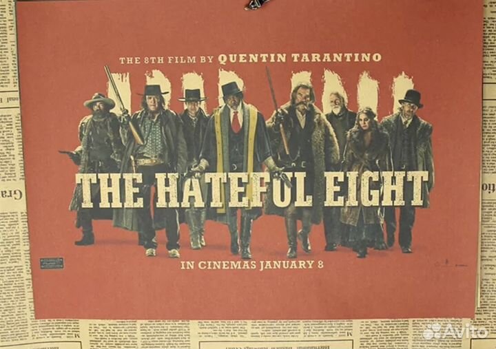 Постеры фильмов и сериалов на крафтовой бумаге А3