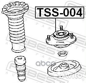 Опора переднего амортизатора TSS004 Febest