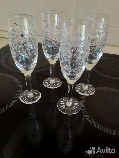Хрустальные фужеры