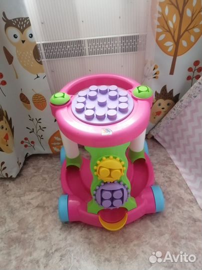 Ходунки-каталка игровые с конструктором б/у