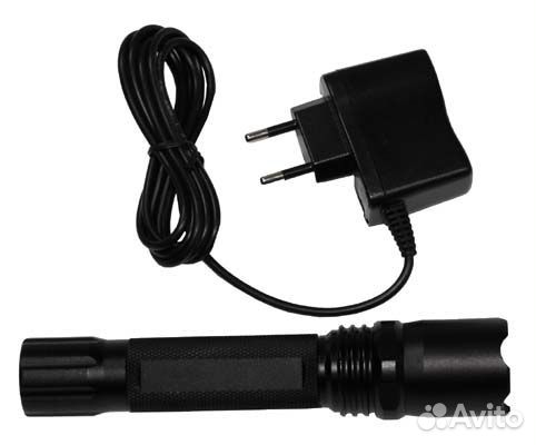 Фонарик, 3 Вт светодиод, на аккумуляторе