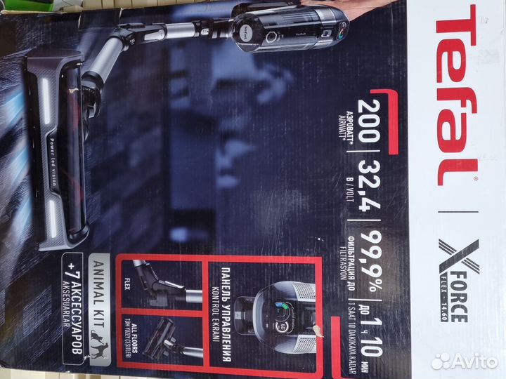 Вертикальный пылесос Tefal X-Force Flex Ty9958