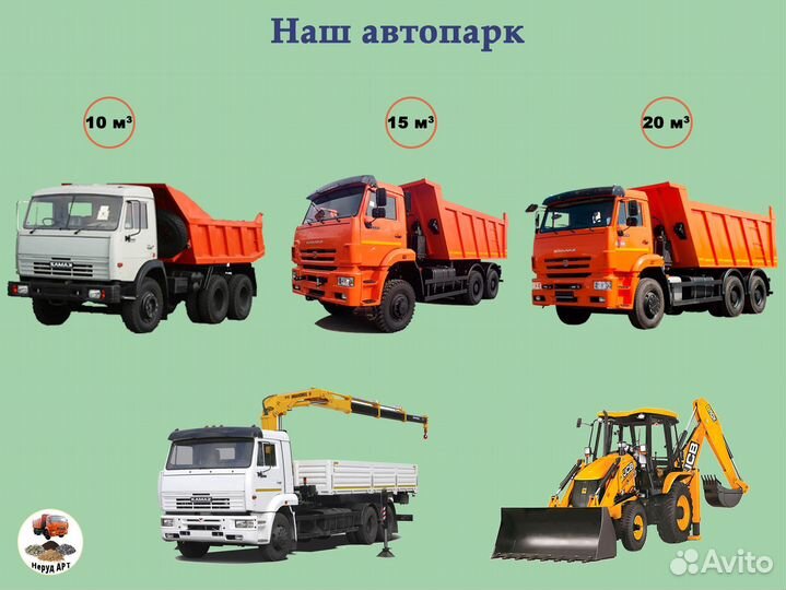 Щебень. Гравий. Песок